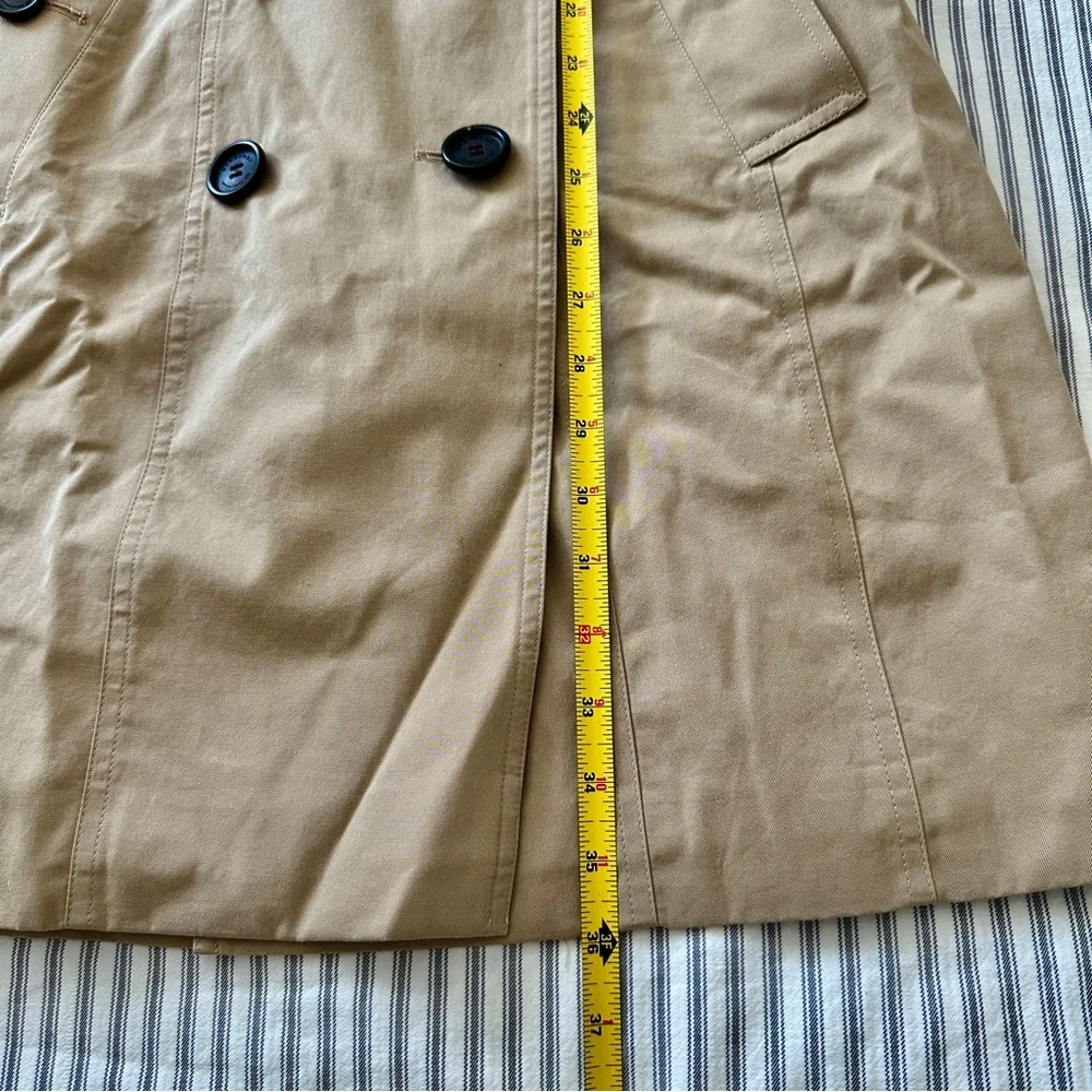 Burberry cotton gabardine long trench coat US 0 - Picture 11 of 15